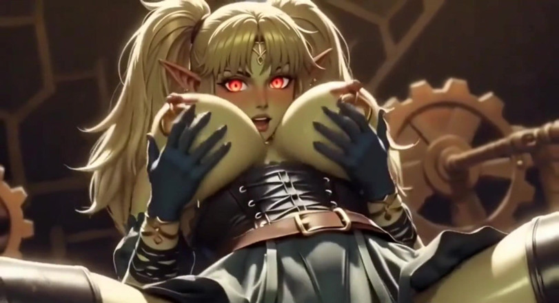 Hot girl dancing: Anime Lovely Cute Orc Boobs, Ai Animation