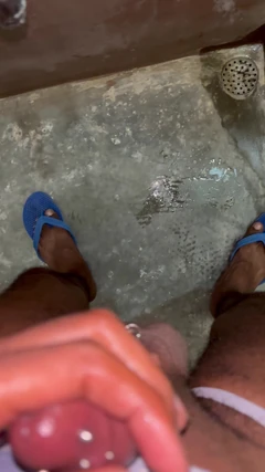 Masturbation with My Beautiful Pierced and Cut Cock