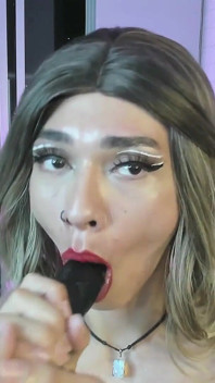 Liveshow Sissy Gives You a Sloopy Blowjob