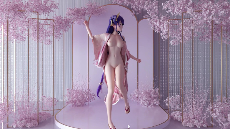 MikuMotion: [mmd]原神 极乐净土 和服