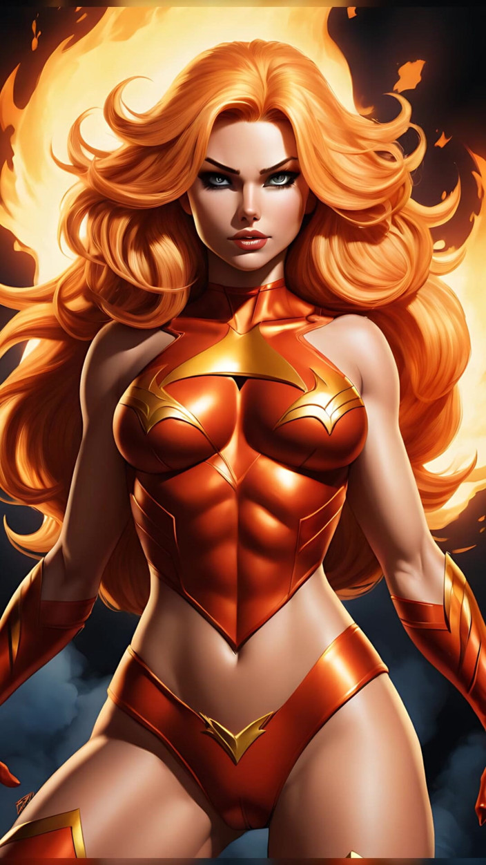 LustRender: Nahá Blaze Vanguard Courage Aura