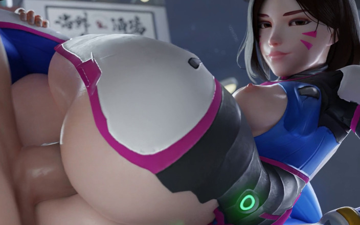 Orlikx: Vzestup nové popstar - D.va 3D Overwatch porno animace