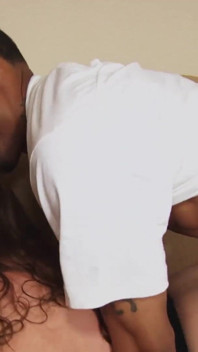 Thick bitch fucked by black man