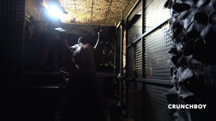 Fetish bareback party in backroom: Ayden Taylor used raw by Nicolas Bardem