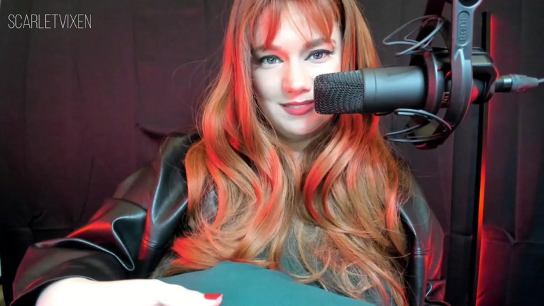 Scarlet Vixen: Ein schlucken weltdominanz Asmr