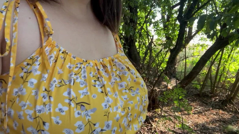 Milky Mari: Slutty MILF Showing Her Hairy Pussy Outdoor and Masturbate to...