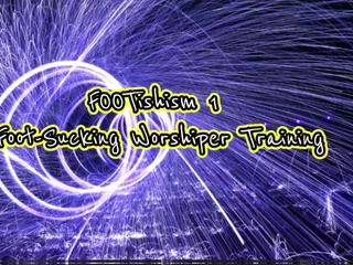 Footishism 1 Đào tạo người tôn thờ bú chân