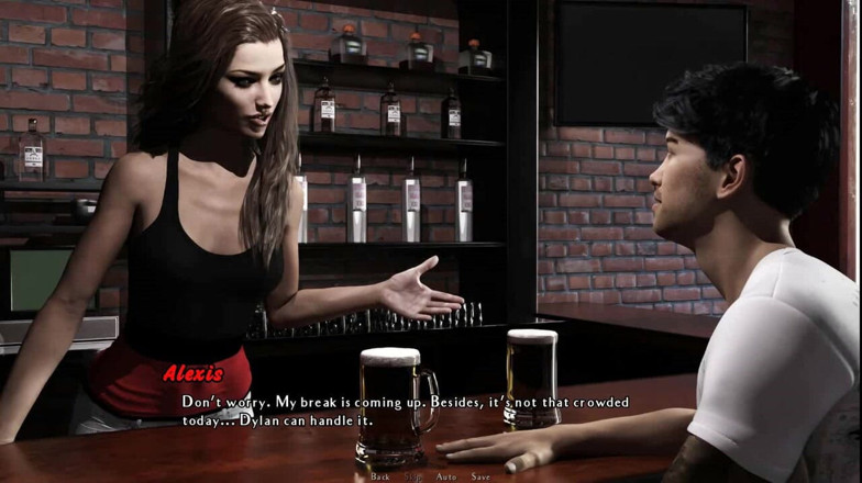 Dirty GamesXxX: 交织：男人他的朋友和一个性感的女调酒师-ep7