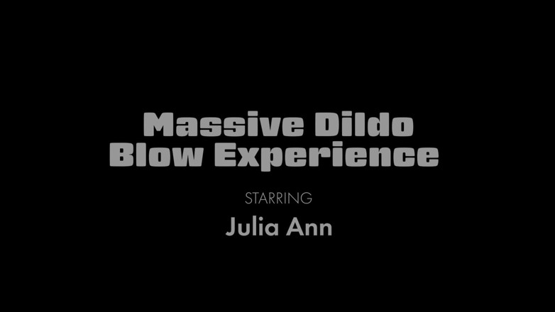 Julia Ann: Massive Dildo Blow Experience