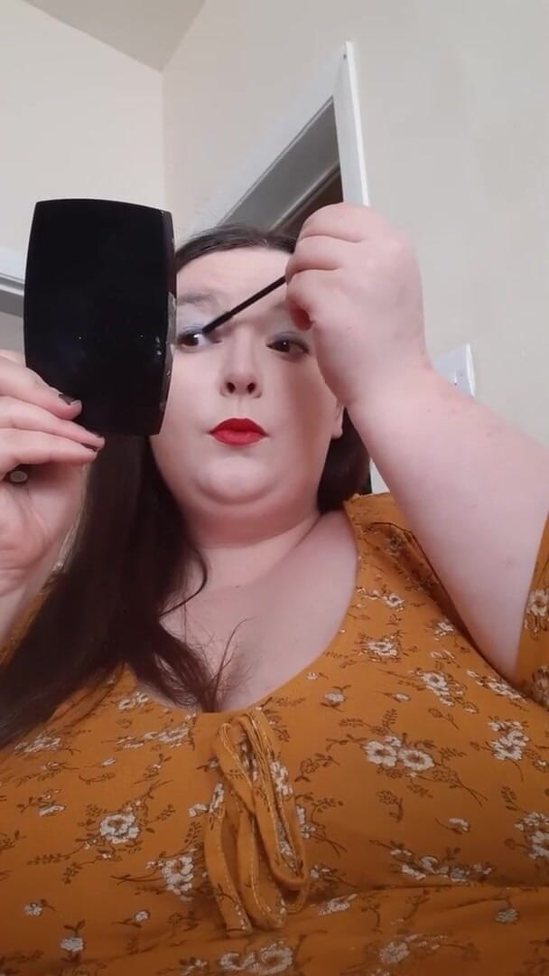 SSBBWLadyBrads: Hayran kulübü özel - makyajımı yapıyor