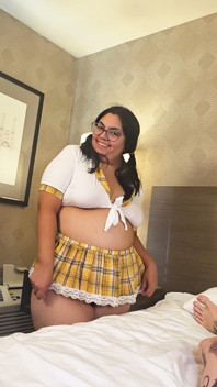 BBW Student in Glasses Gets Smashed
