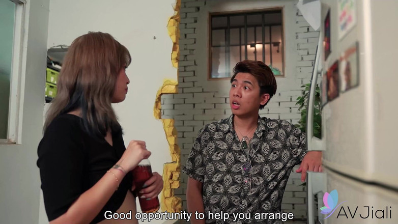 AV Jiali: Una cattiva modella per e poi lo prende duro così...