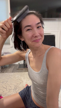 Gfe: Würdest du meine haare bürsten?