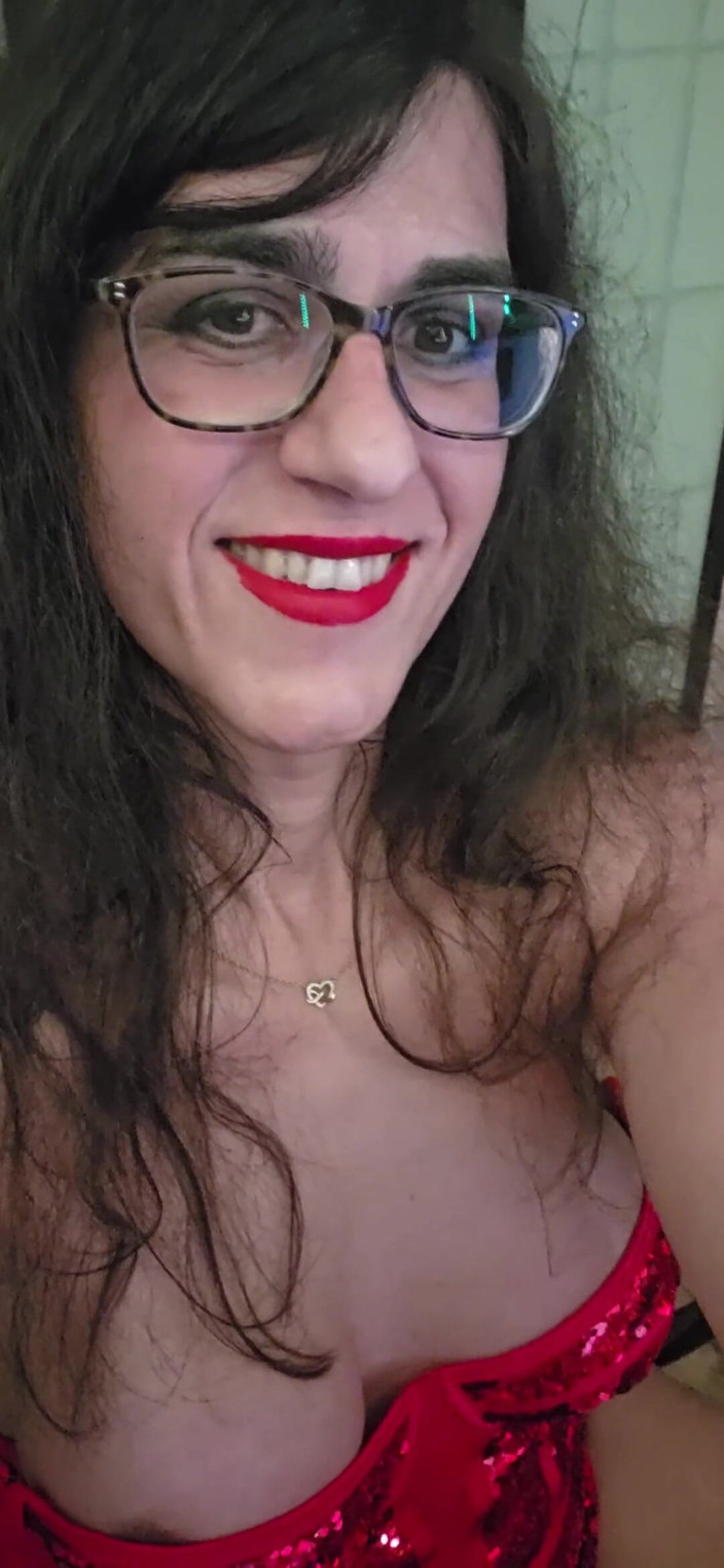 Bella Roma: Branlette en tenue de Noël
