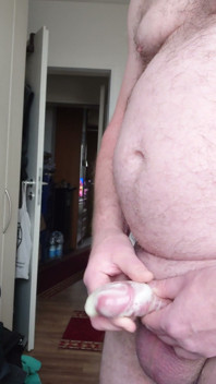Excitado Con Mi Condón Usado Con Semen De Hielo