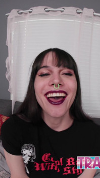 Naughty Trans Nyxi Leon Anal Masturbates and Cums