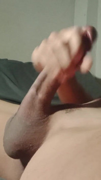 Hot Guy on Fire Jerking off His Big Dick