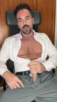 I Masturbate at Home While Wearing a Suit, Right After I Get Home