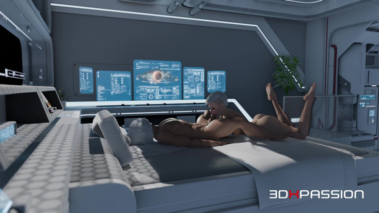 3dxpassion: Nexus-3 Orbit Station Meta Gives Sloppy Blowjob, Deepthroat &amp; Hard Doggystyle...