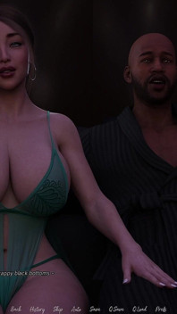 Horny Thick Wife Cheats on Her Husband with BBC landlord - 3D Hentai Game - the office
