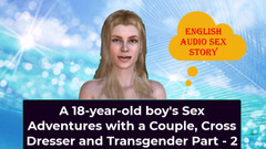 LustWhispers: 18letý chlapec je sexuální dobrodružství s párem, cross dresser a...