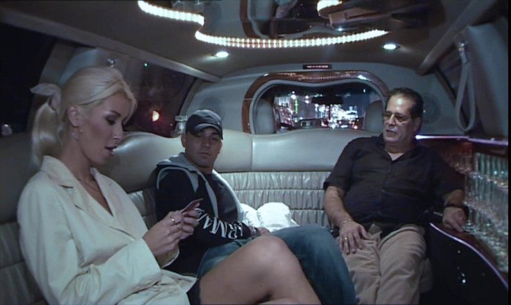 Antonio Adamo Film: Blonde takes cock in her mouth in the limo