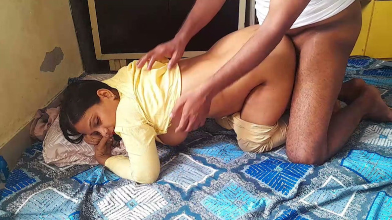 Hot Indian Aunty: Stora bröst indisk moster sovrum värme