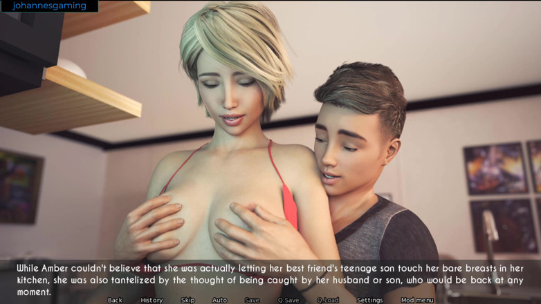 Johannes Gaming: AWAM - Amber memberikan saya handjob di bawah meja dan membenarkan...