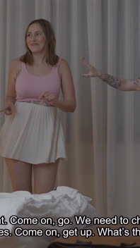 Stepmom and Stepsister Share Bed with Stepson-will a Naughty Hotel Night Spark Forbidden Fun?!