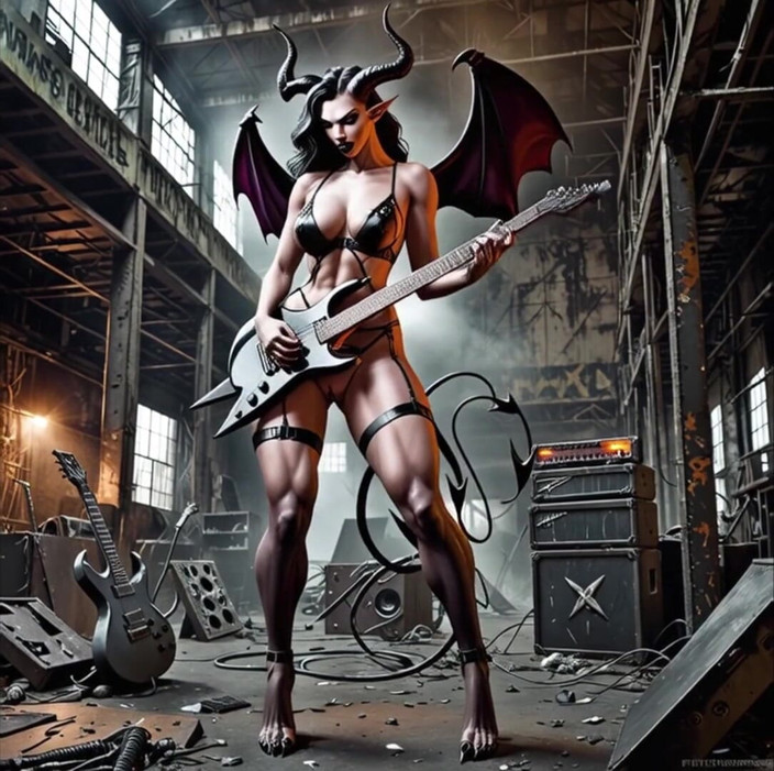 Horny van stevie: Succubus - videoclip muzical cu trupa metal