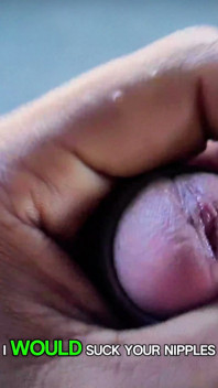Masturbasi solo kontol besar close-up - sambil ngomong jorok, erangan keras & orgasme besar