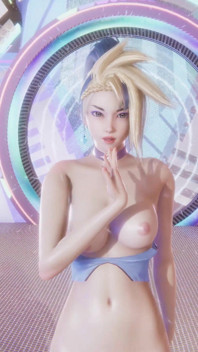 Aespa - dramma - Akali spogliarello sexy