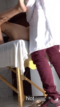 The Little Blind Girl Came During the Anal Exam.