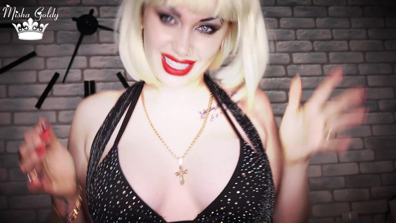 Goddess Misha Goldy: Dlouhá panna a ponížení poraženého nebo 7 klipů na týden!
