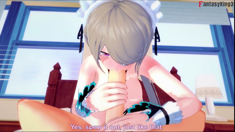 Fantasy king: Rita Rossweisse Sexy Maid Get Fucked - Honkai Impact