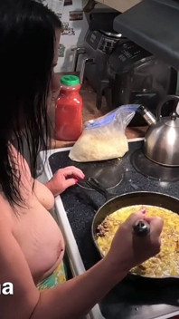In the Kitchen Cooking for You - Breakfast Burritos