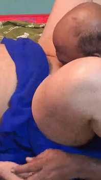 Blue Saree Sexy Bhabhi Hardcore Sex
