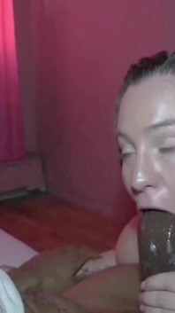 Nasty White Girl Blowjob