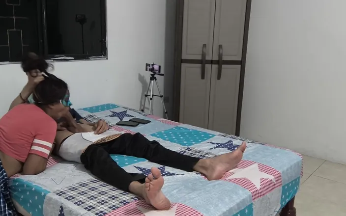 NEGRITA SEXY: My New 18 Year Old Girlfriend Licks and Sucks My Big...