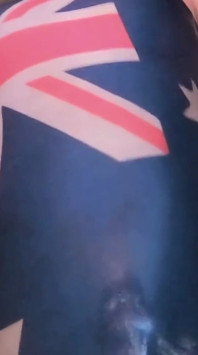 Aussie in a One Piece Swimsuit