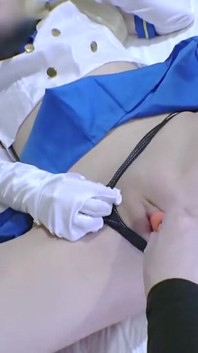 Eğlenceli Giyinme Anı İnce Sevimli Güzellik Cosplay Tarzında Cesur Özel Bir Creampie Sahnesinin Tadını Çıkarıyor - Angle2