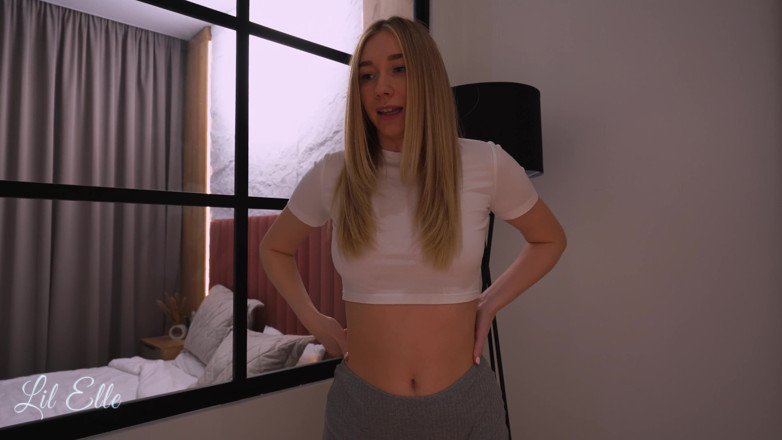 Lil_Elle: Nečekaný pařížský přespání s mojí macechou - dokončena tlustým creampie