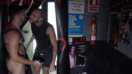 Gaybareback: Randy Junior used by Stepdaddy in barrcelaone