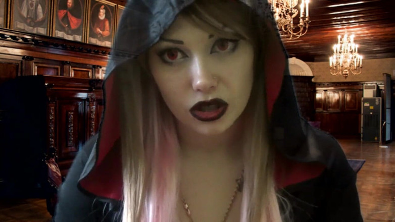 Goddess Misha Goldy: Hukuman untuk vampir yang berbahaya dan ngocok kontolmu sampai kering