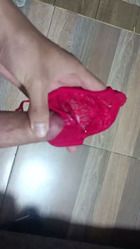 Masturbating to My Girlfriend's Thong