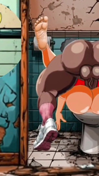 Gloryhole: Married Housewife Fucked in the Mouth and Asshole in a Dirty Public Toilet.