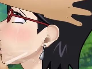 Hentai produce: Sarada Uchiha Opens Her Mouth for Lord Hokage’s Cock and...
