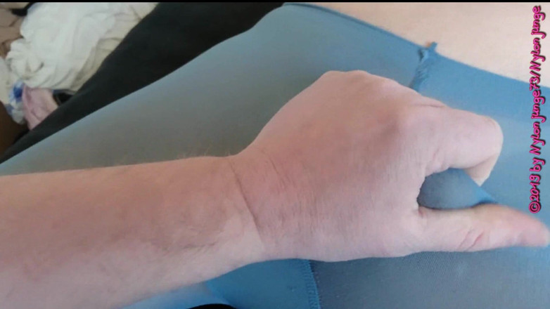 Nylonjunge: The horny BI game in pantyhose part 1 ** nylon fun **