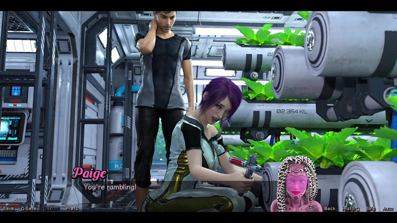 AVN Teller: Stranded in Space - Meeting a Shy Emo Girl