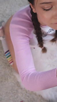 Kate kuray mi viene imbrattata su tutto il corpo dopo il pompino